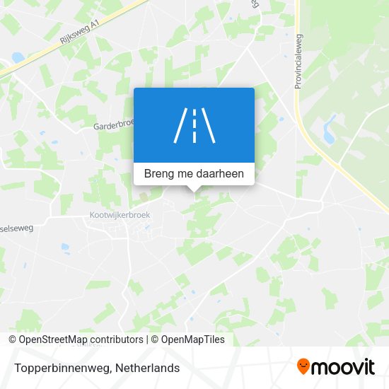 Topperbinnenweg kaart