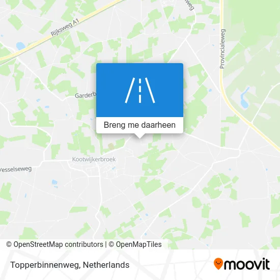 Topperbinnenweg kaart