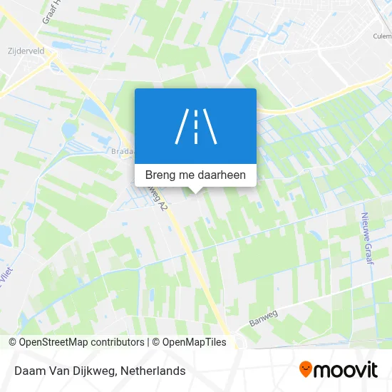 Daam Van Dijkweg kaart