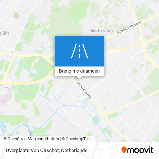 Overplaats Van Oirschot kaart