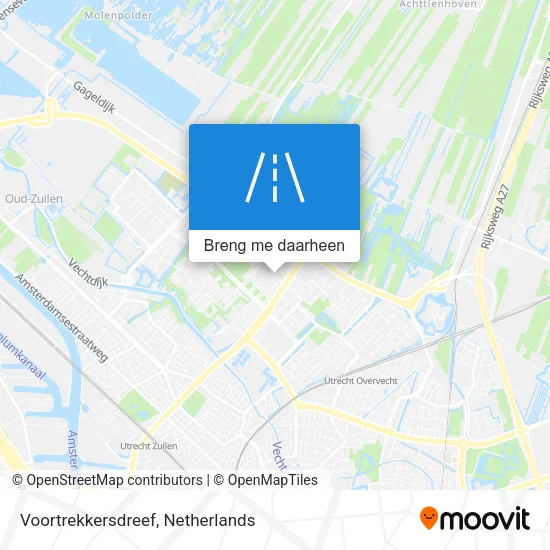 Voortrekkersdreef kaart