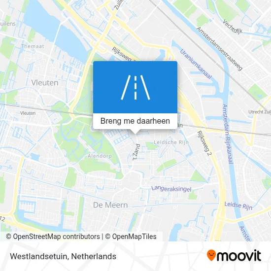 Westlandsetuin kaart