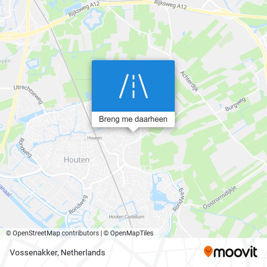 Vossenakker kaart