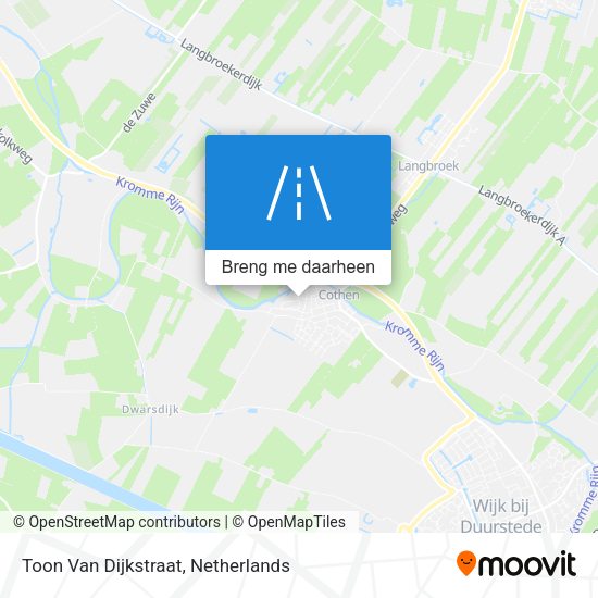 Toon Van Dijkstraat kaart