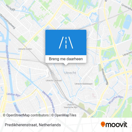 Predikherenstraat kaart