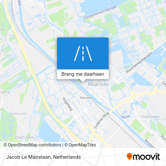 Jacob Le Mairelaan kaart