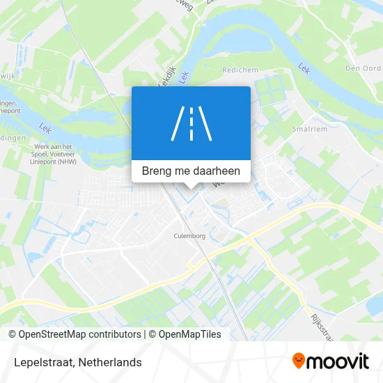 Lepelstraat kaart