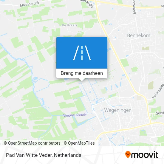 Pad Van Witte Veder kaart