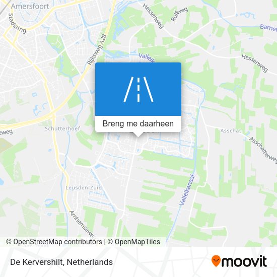 De Kervershilt kaart
