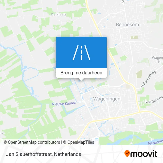 Jan Slauerhoffstraat kaart