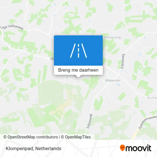 Klompenpad kaart