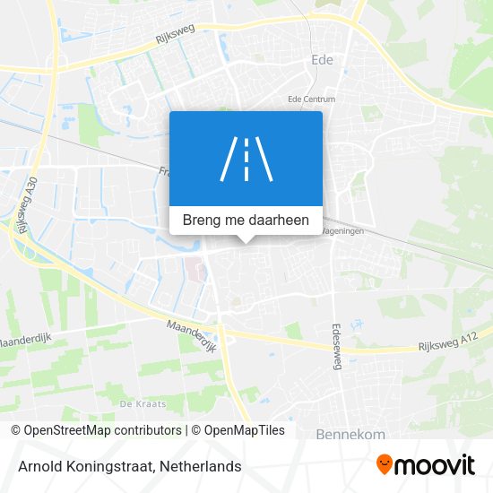 Arnold Koningstraat kaart