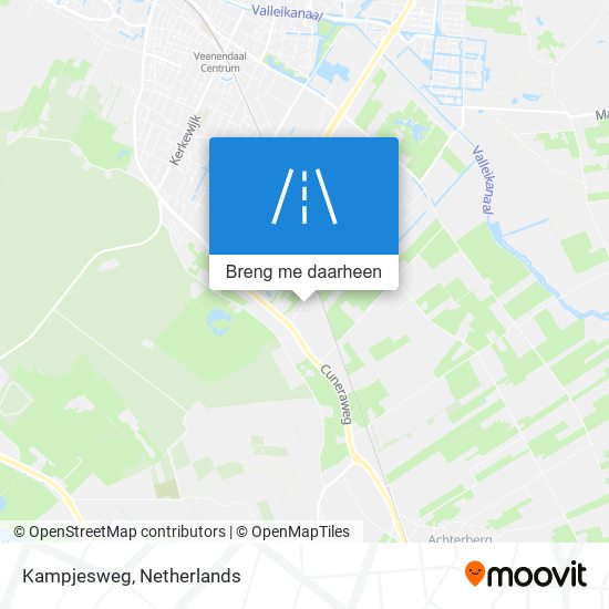 Kampjesweg kaart