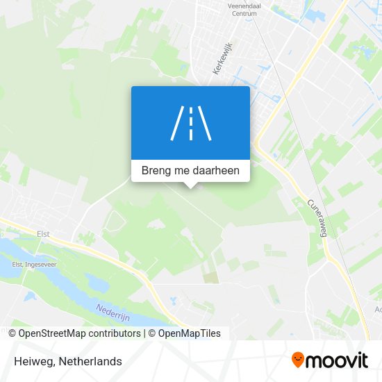 Heiweg kaart