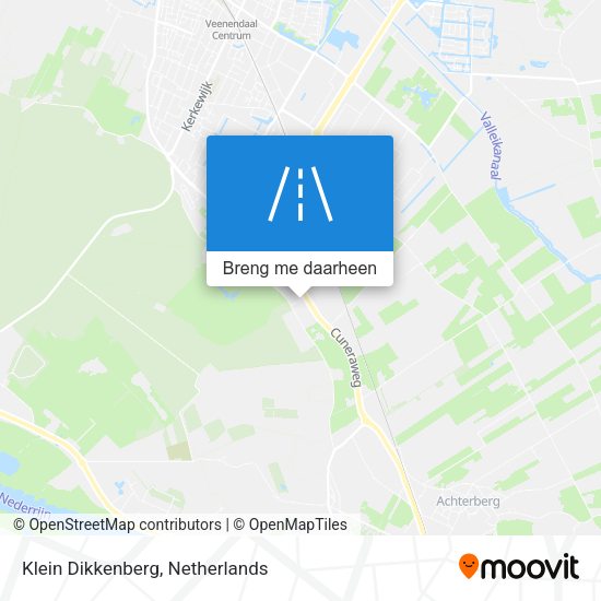 Klein Dikkenberg kaart