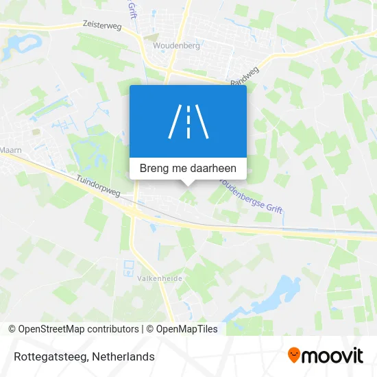 Rottegatsteeg kaart