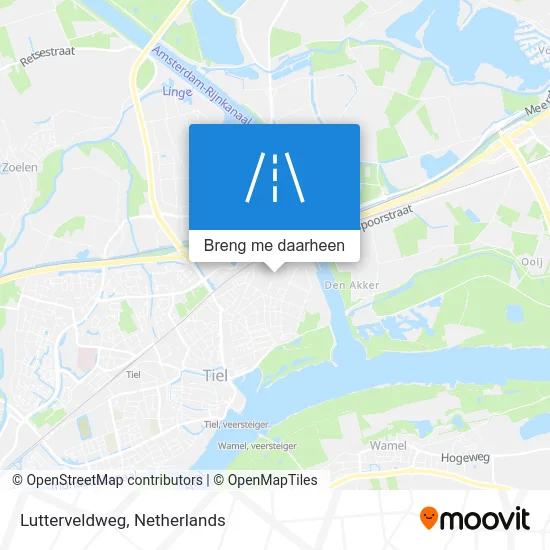 Lutterveldweg kaart