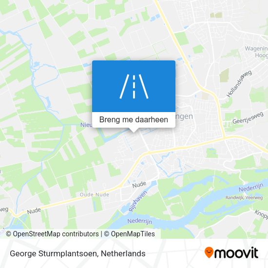 George Sturmplantsoen kaart
