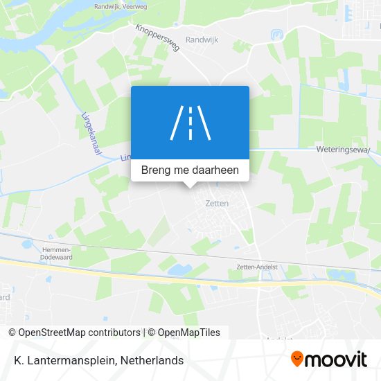 K. Lantermansplein kaart