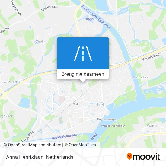 Anna Henrixlaan kaart