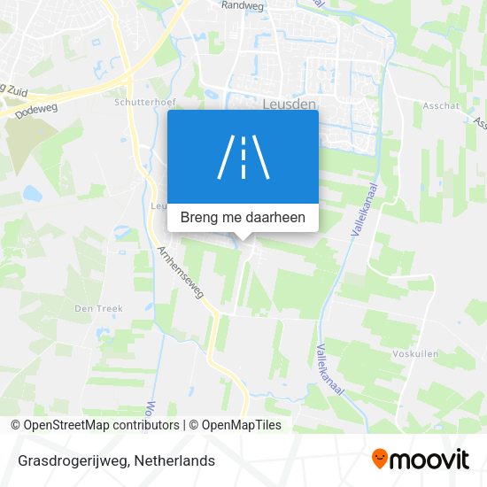 Grasdrogerijweg kaart