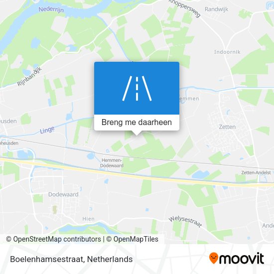 Boelenhamsestraat kaart