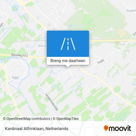 Kardinaal Alfrinklaan kaart