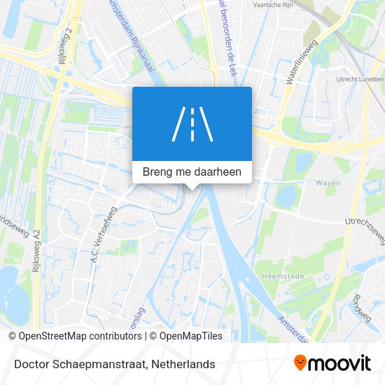 Doctor Schaepmanstraat kaart