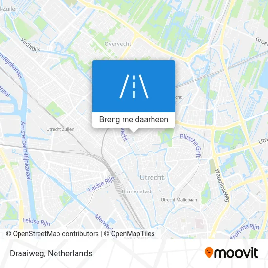 Draaiweg kaart