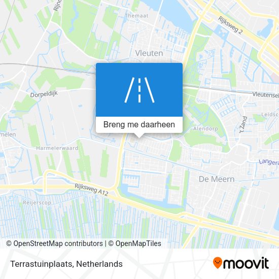 Terrastuinplaats kaart