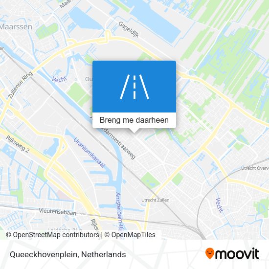 Queeckhovenplein kaart