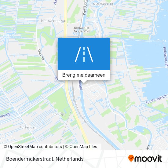 Boendermakerstraat kaart