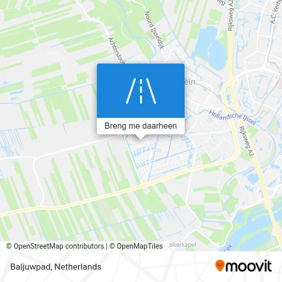 Baljuwpad kaart