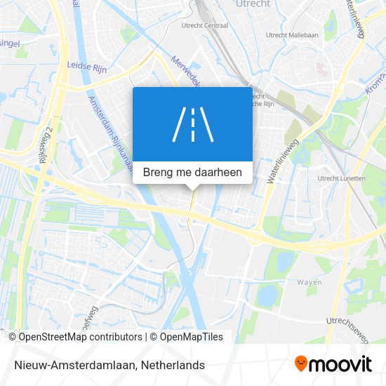 Nieuw-Amsterdamlaan kaart