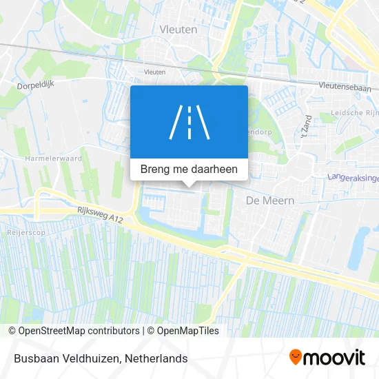Busbaan Veldhuizen kaart