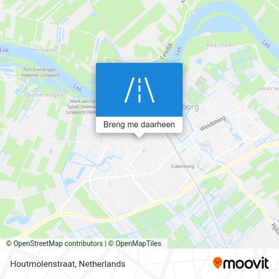Houtmolenstraat kaart
