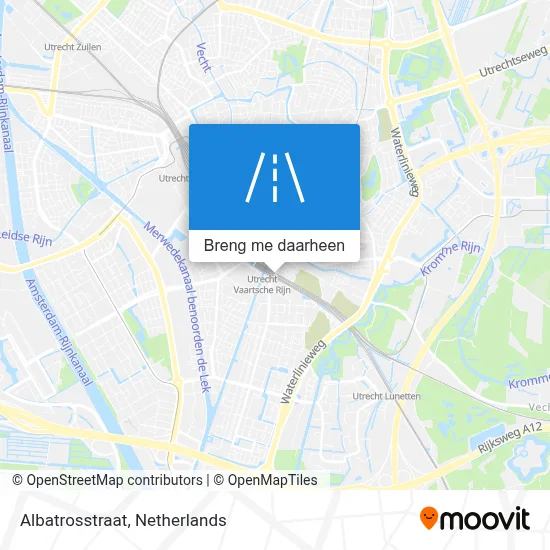 Albatrosstraat kaart