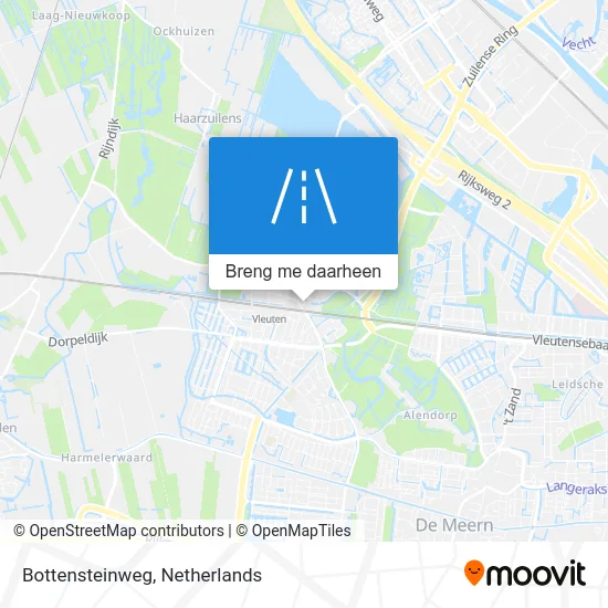 Bottensteinweg kaart