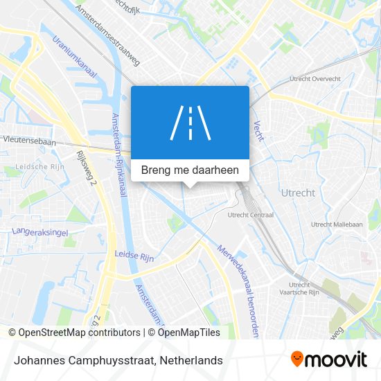 Johannes Camphuysstraat kaart