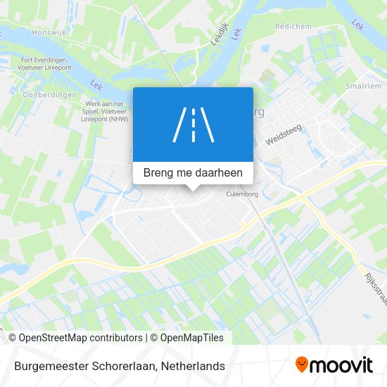 Burgemeester Schorerlaan kaart