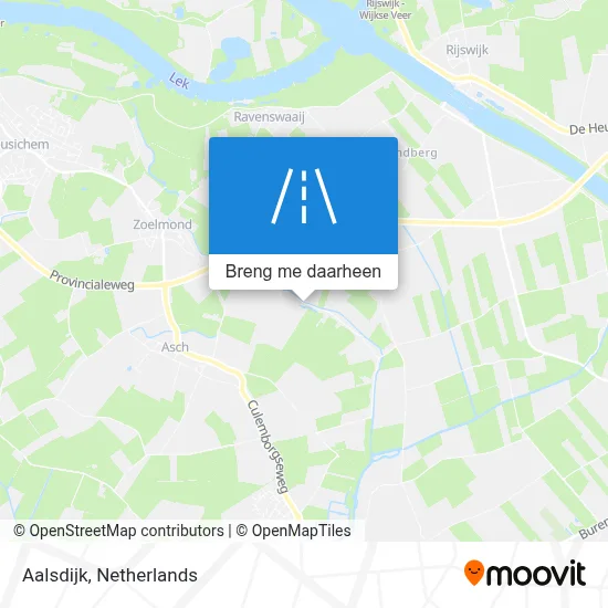 Aalsdijk kaart