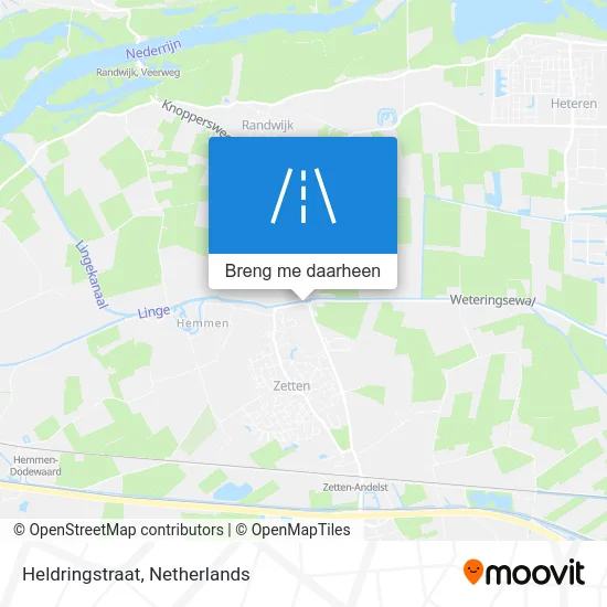 Heldringstraat kaart