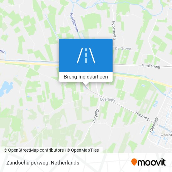 Zandschulperweg kaart