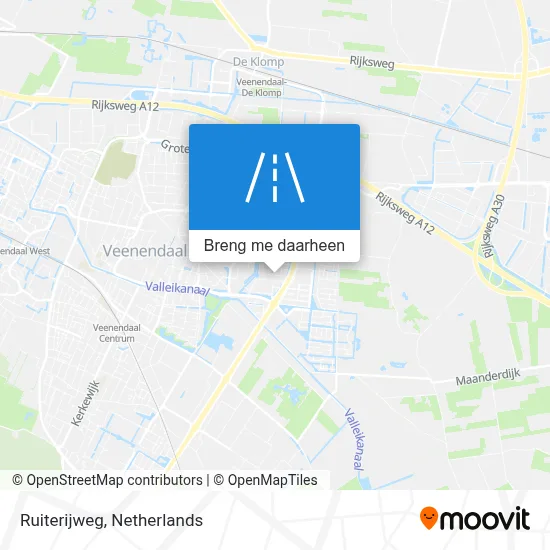 Ruiterijweg kaart