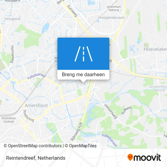 Reintendreef kaart