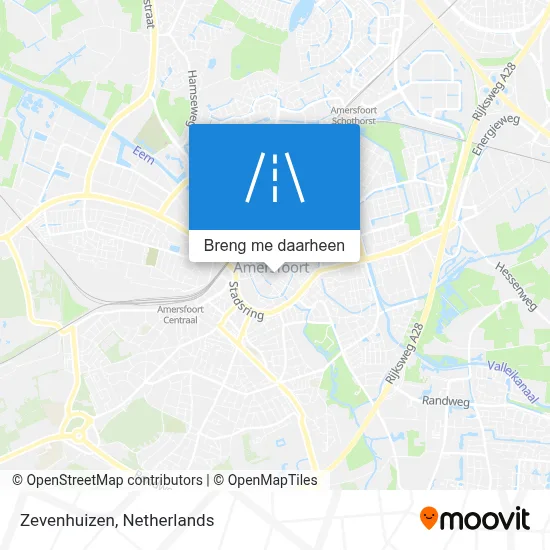 Zevenhuizen kaart