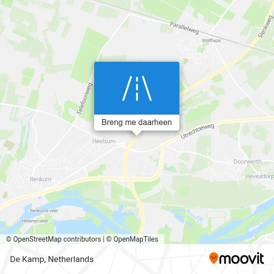 De Kamp kaart