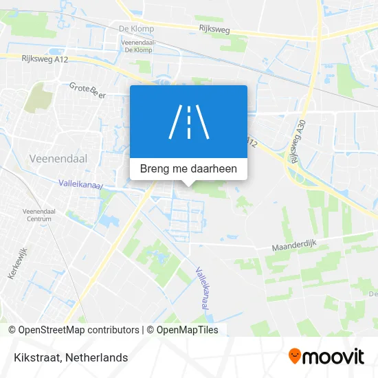 Kikstraat kaart