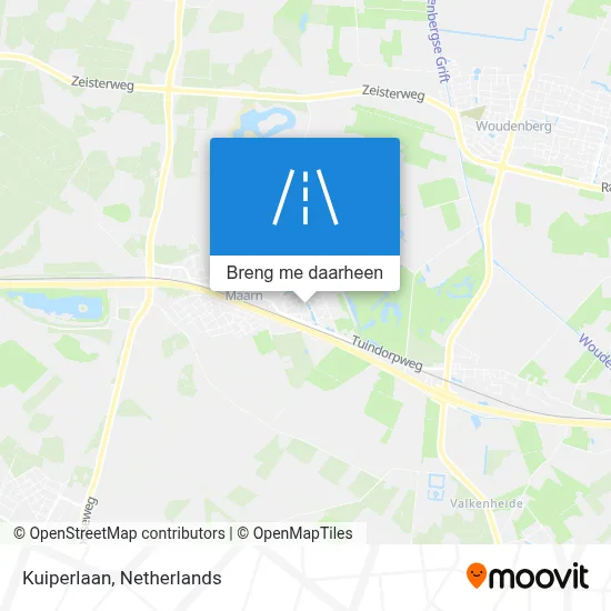 Kuiperlaan kaart