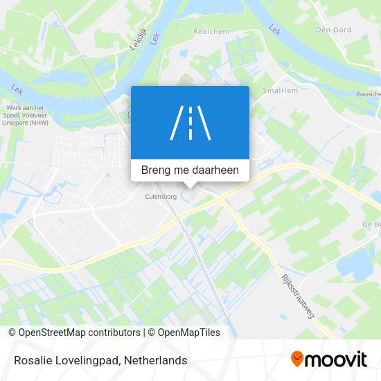 Rosalie Lovelingpad kaart